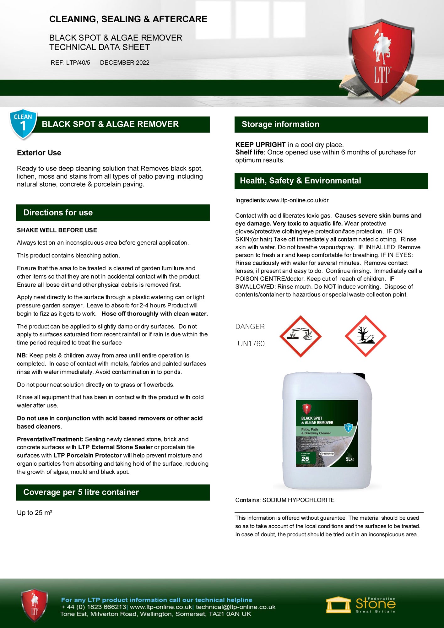 LTP Blackspot & Algae Remover