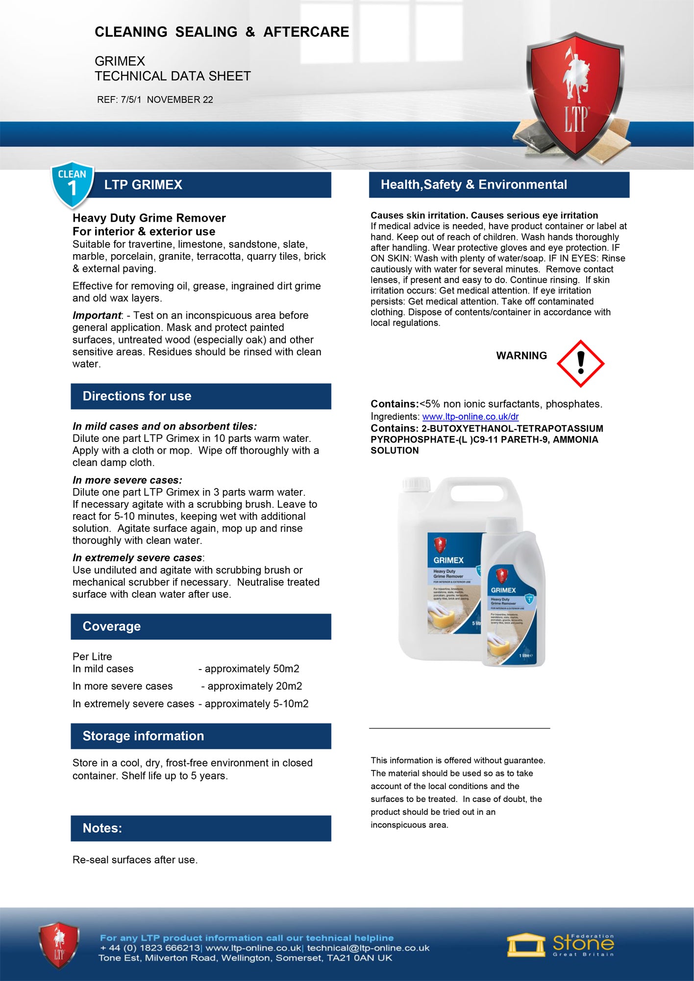 LTP Grimex Intensive Cleaner