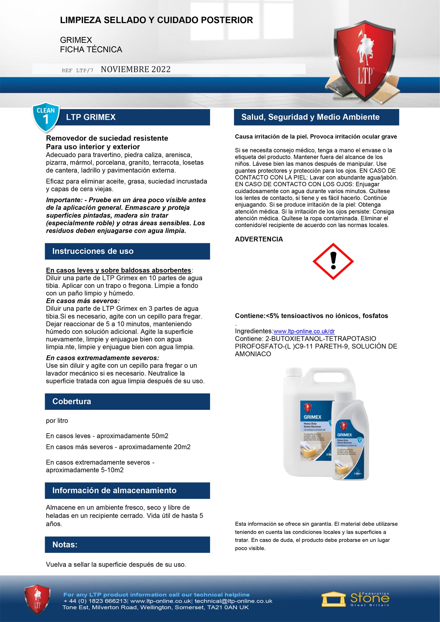 LTP Grimex Intensive Cleaner