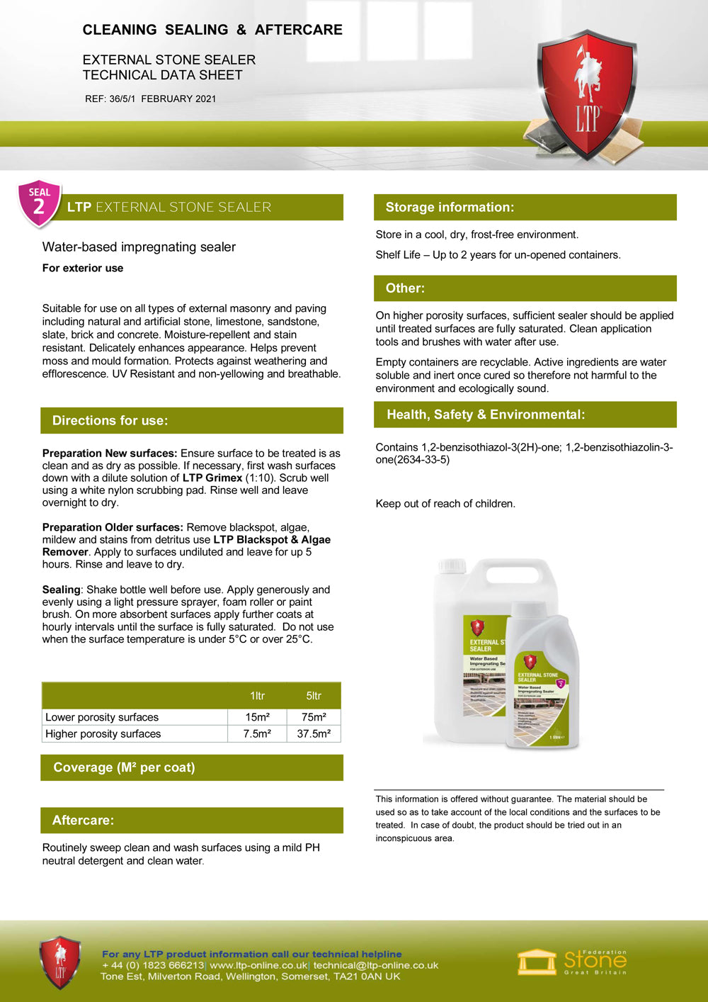 LTP External Stone Sealer Success