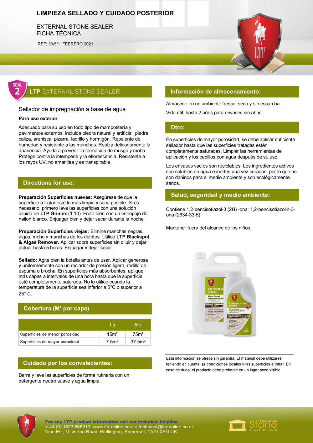 LTP External Stone Sealer Success