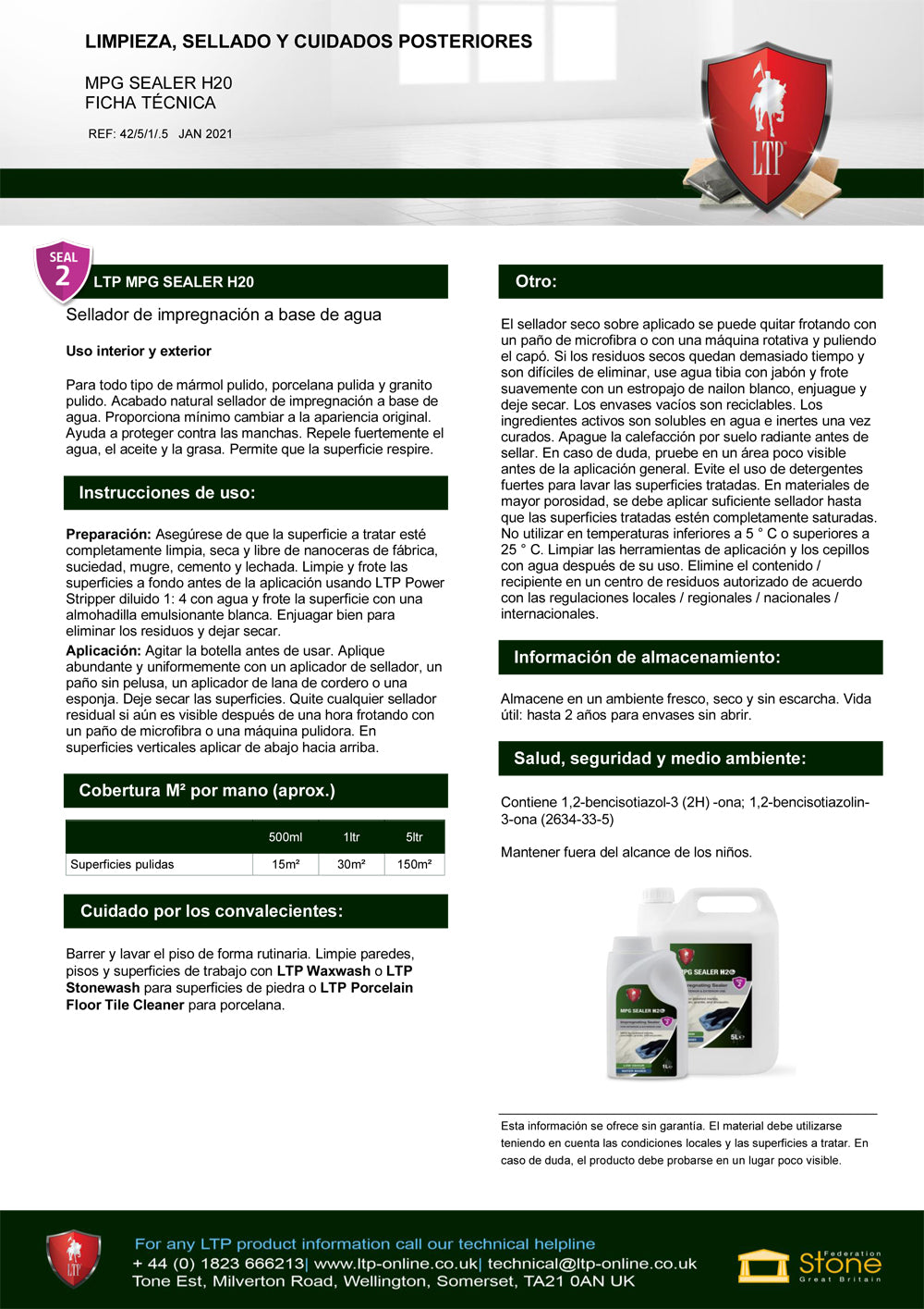LTP MPG H20 Sealer